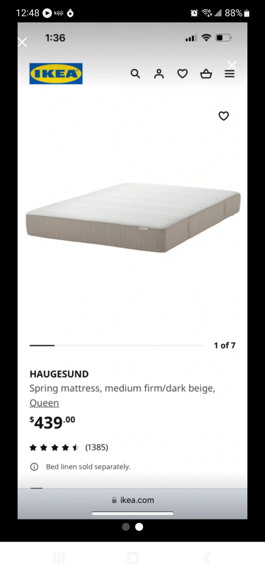 ikea mattress