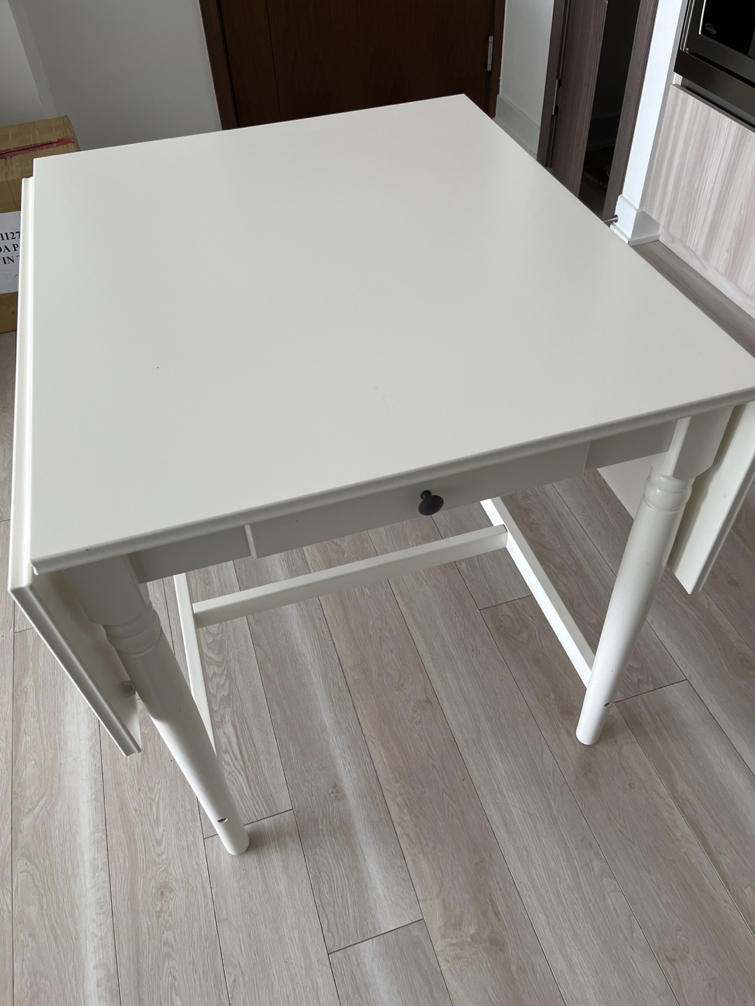 Ikea drop leaf rectangular dining table - photo 4