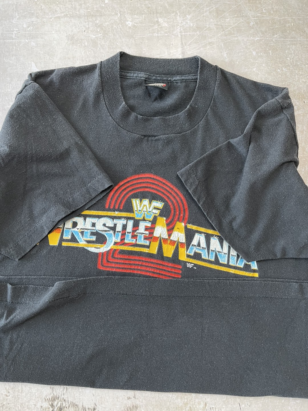 Vintage Wrestlemania 2 Tee WWF WWE - Hulk Hogan 1986 image indicator(5)