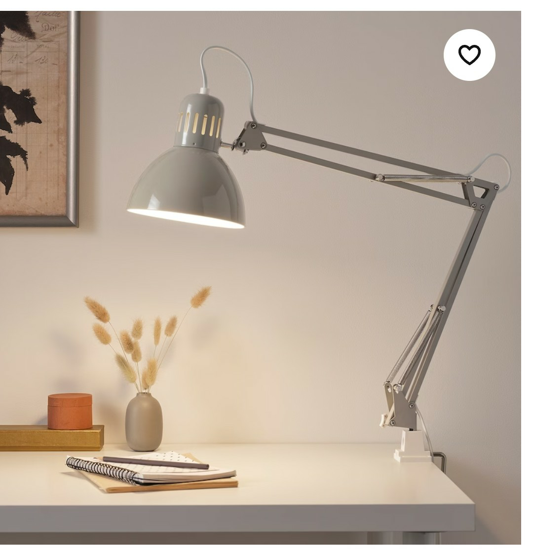 2 Ikea Silver Work Lamp - photo 2