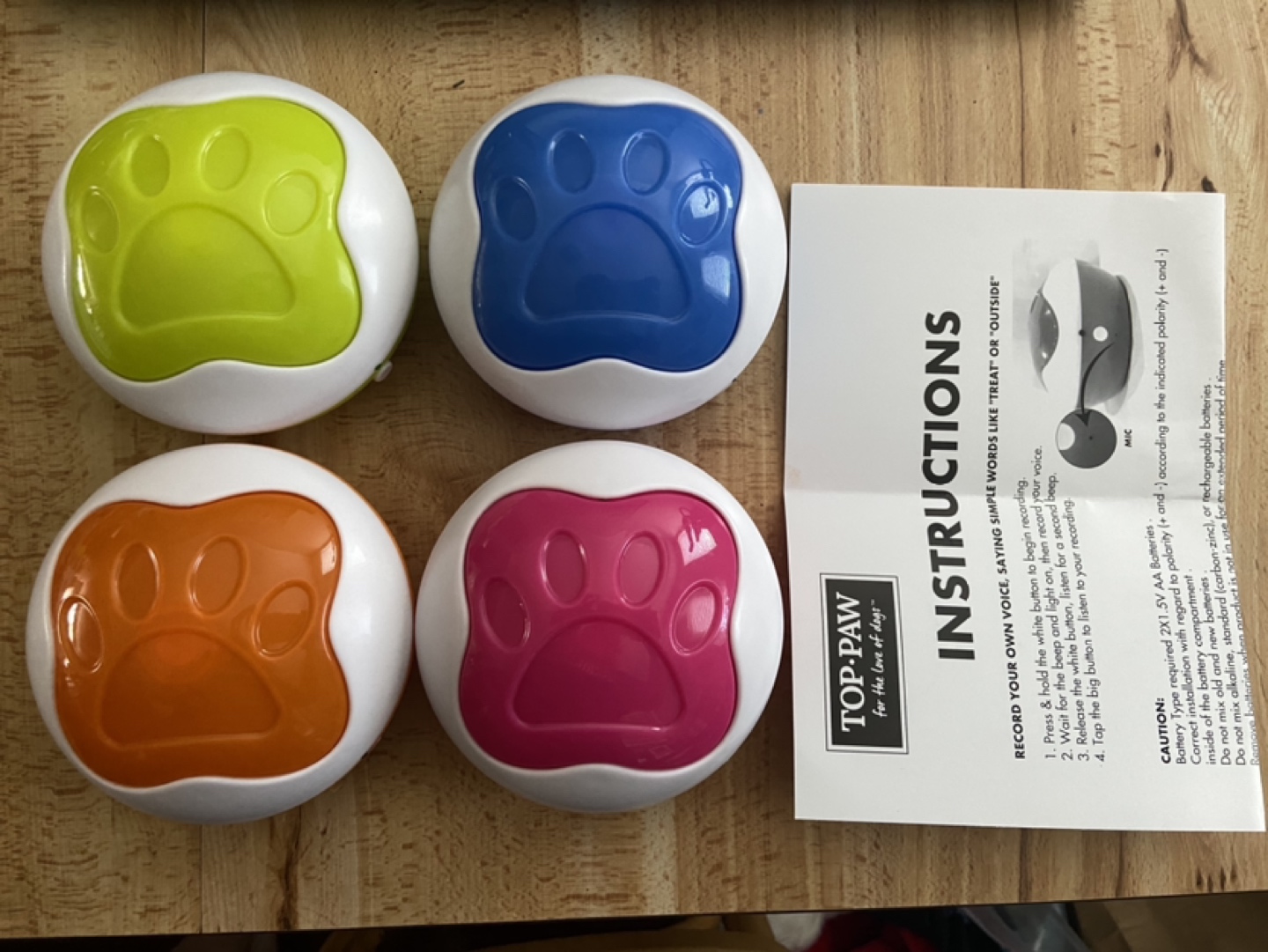 Top Paw Portable Training Buttons