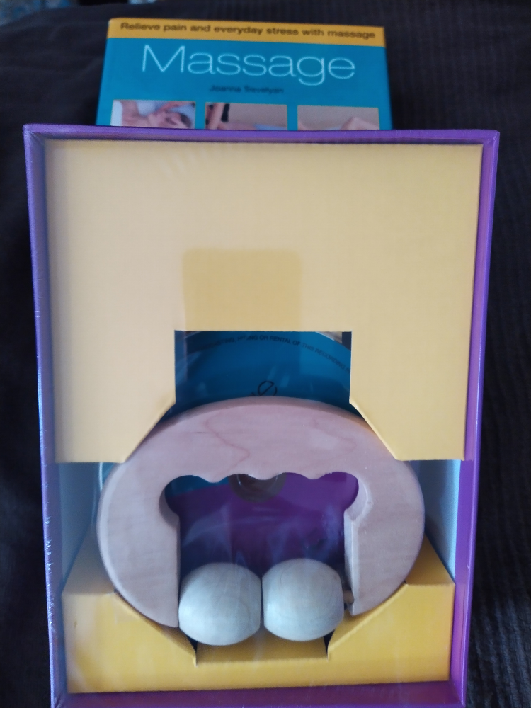 Wooden Massage Roller + ambient music (sealed) image indicator(2)