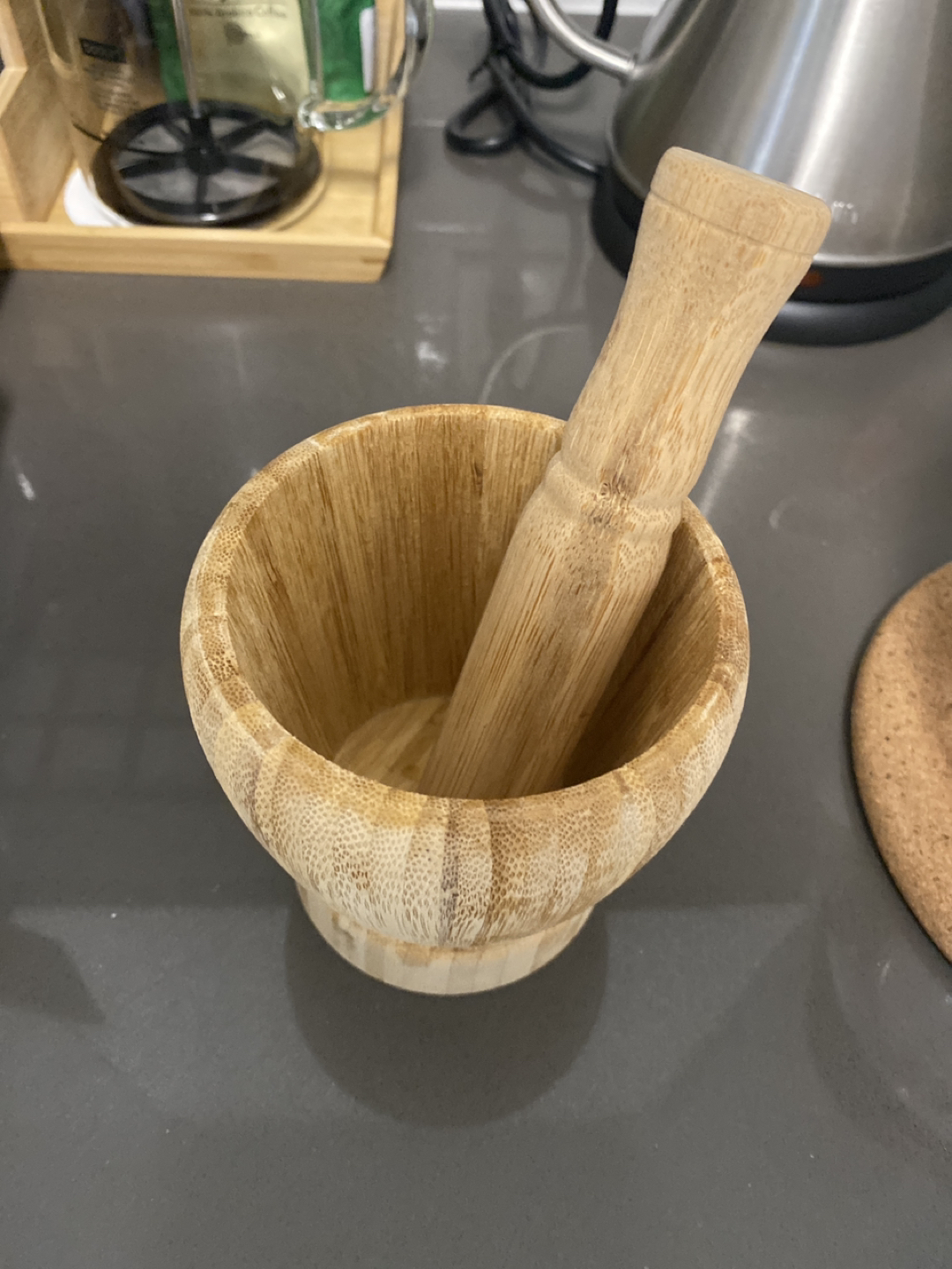 Wood mortar
