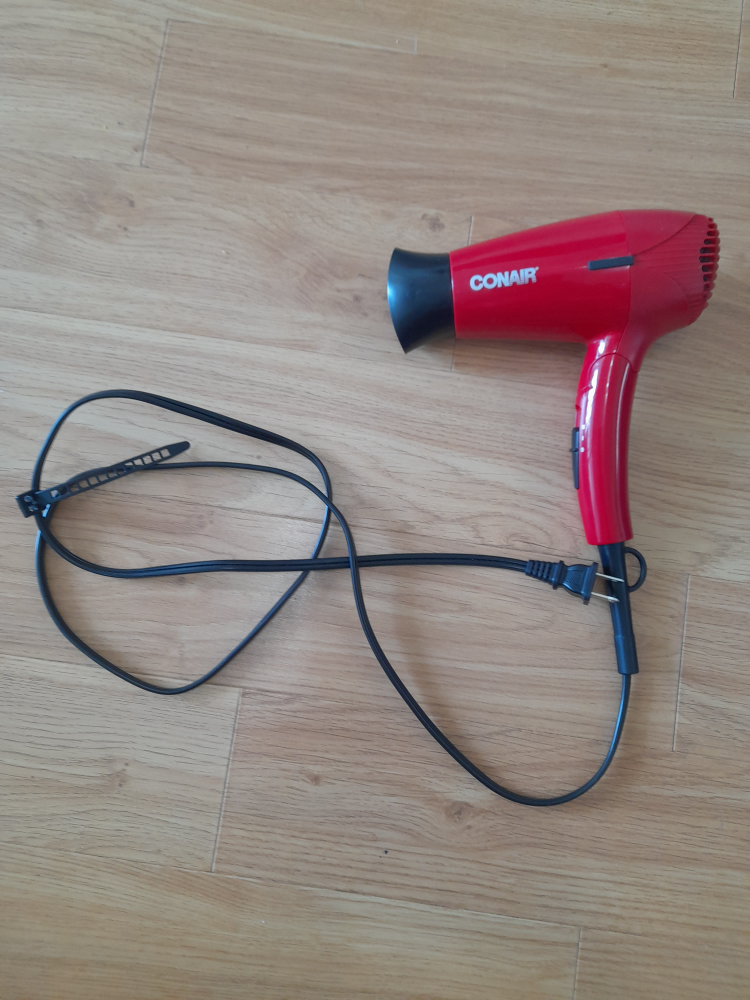 Conair 1600Watt Compact Size Folding Handle Hair Dryer - photo 3