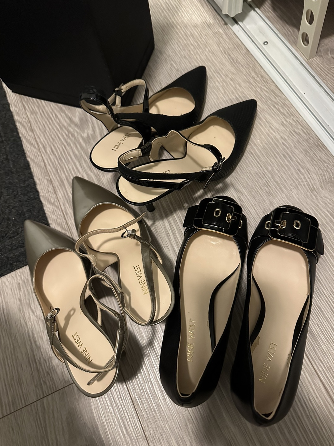 FREE 3 pairs of Nine West heels size 7 #freecycle