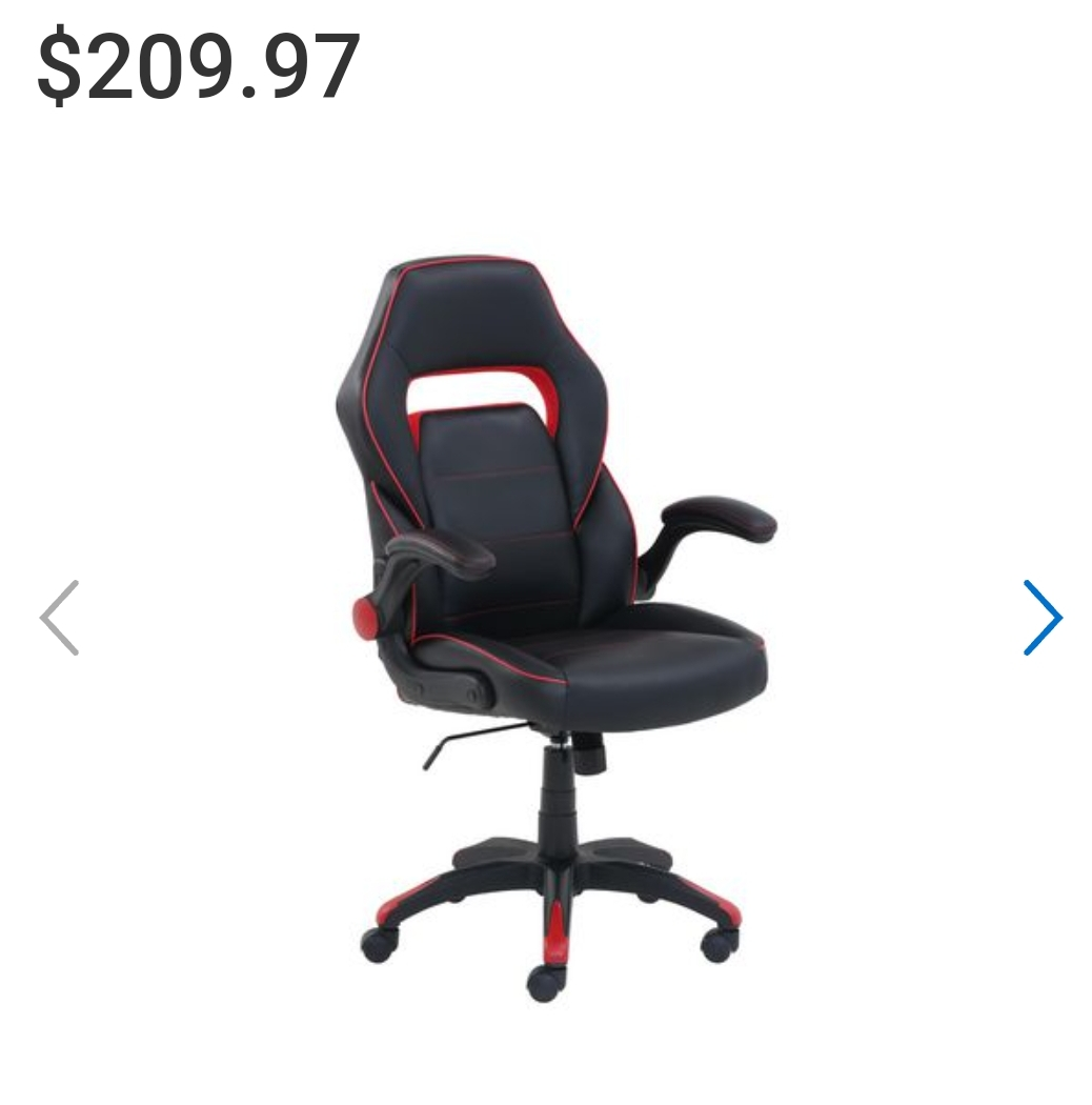 IKEA MICKE Desk, brown + Gaming/work chair - photo 2