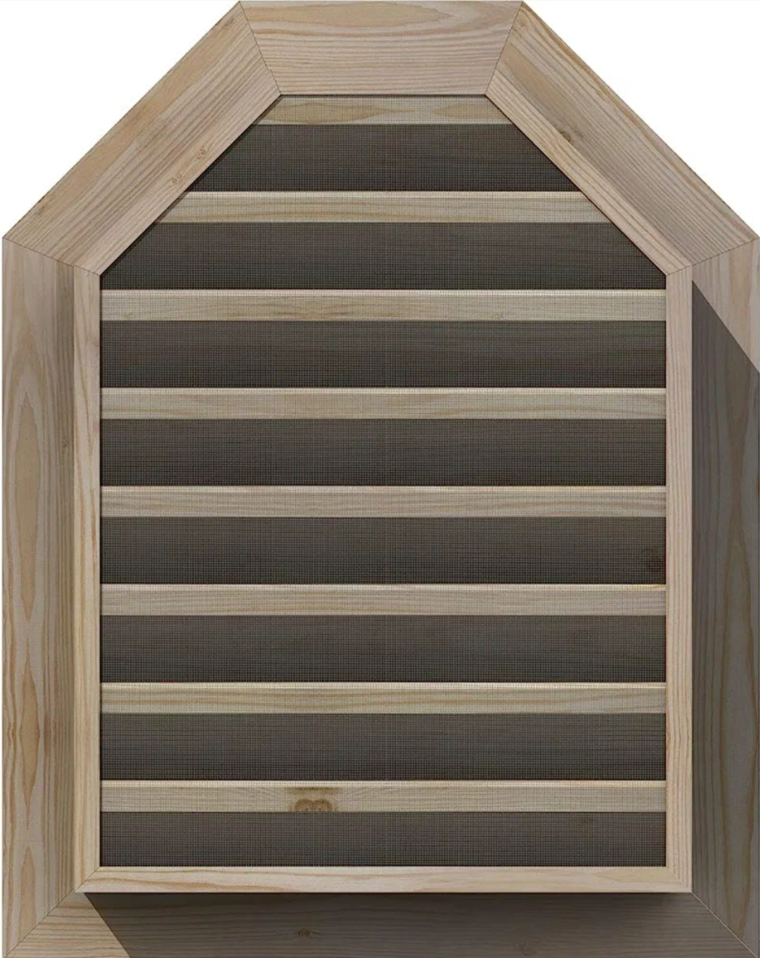 12"W x 14"H Octagonal Top Gable Vent (17"W x 19"H Frame Size) image indicator(6)