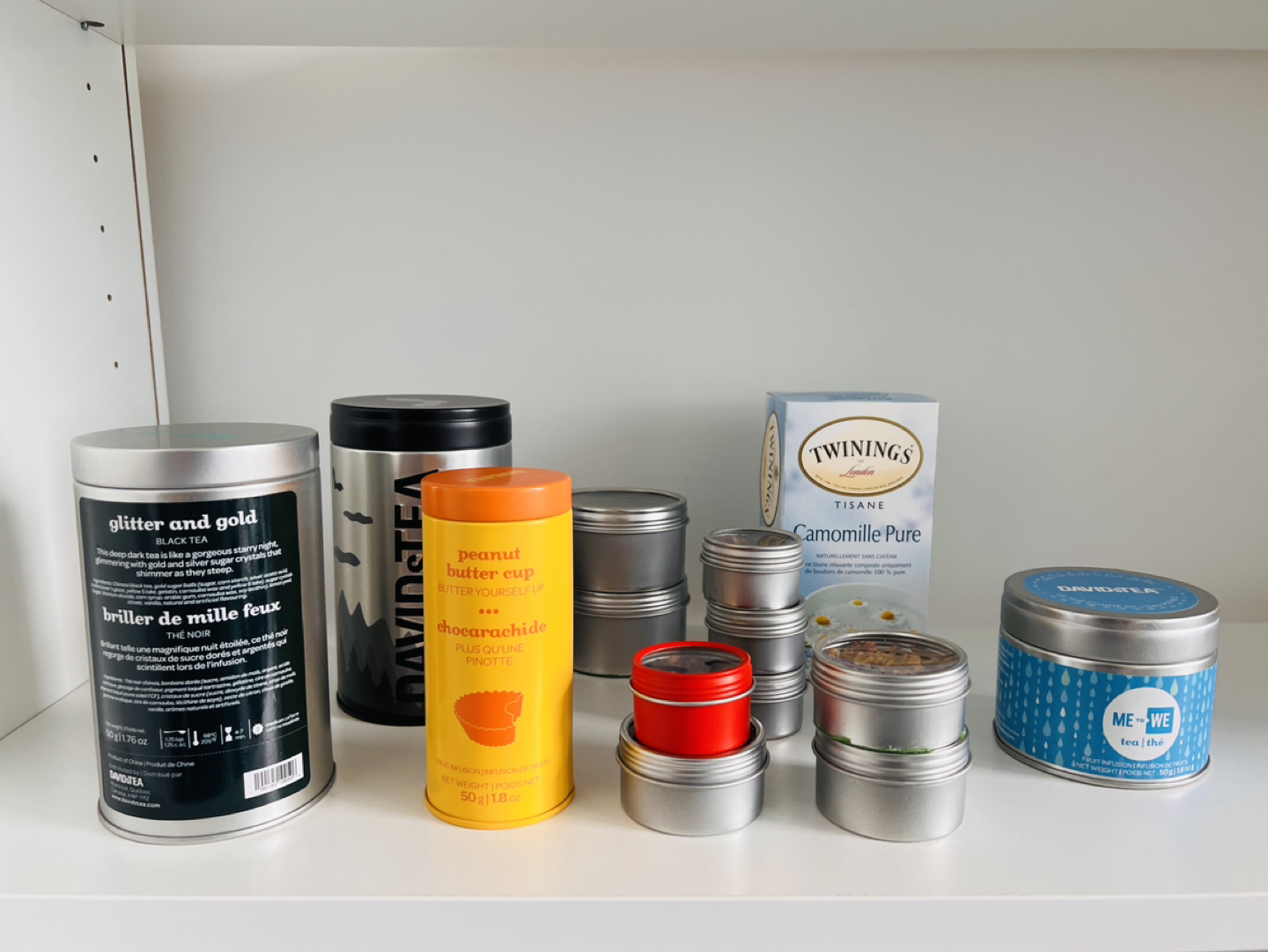 Assorted Tea (David's Tea Mostly)