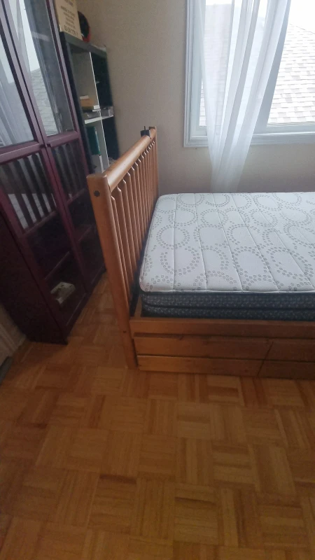 BunkBed Single over double +dresser +nighttable + hidden bed image indicator(4)