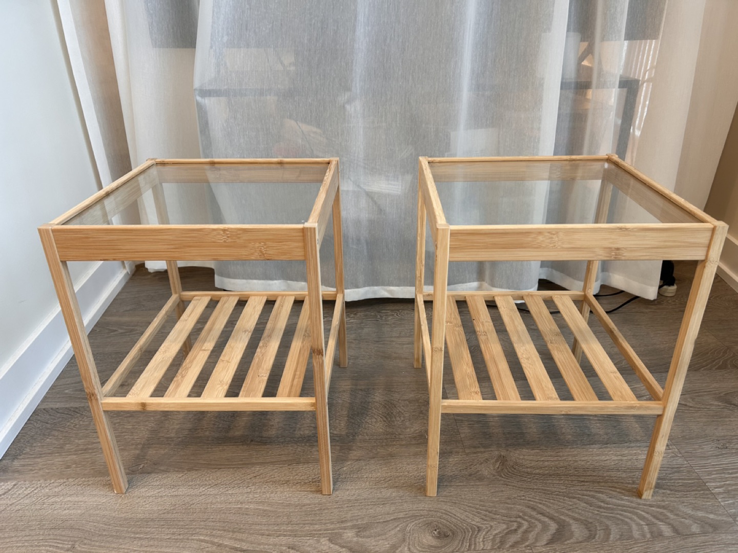 IKEA NESNA bedside tables (set of 2)