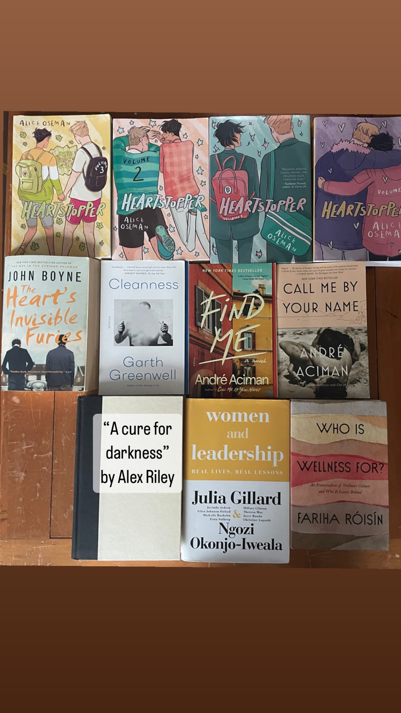 Assortment of books