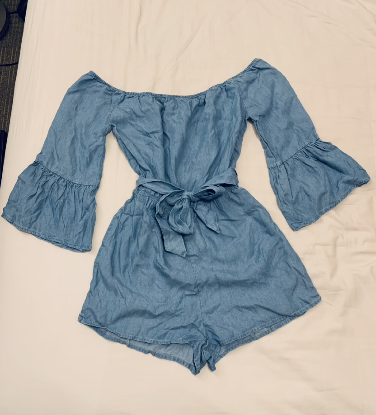 Urban outfitters denim romper