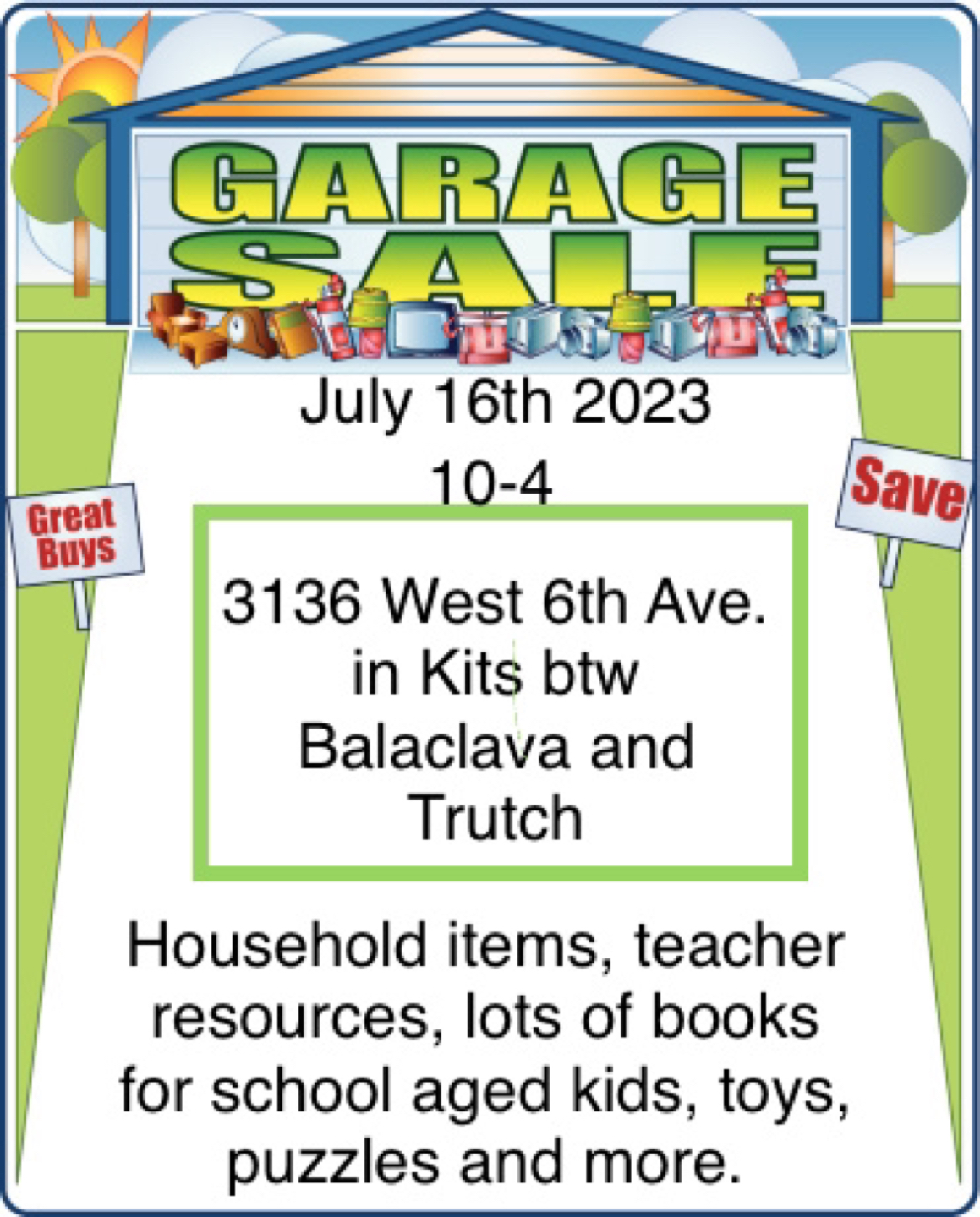 Garage Sale