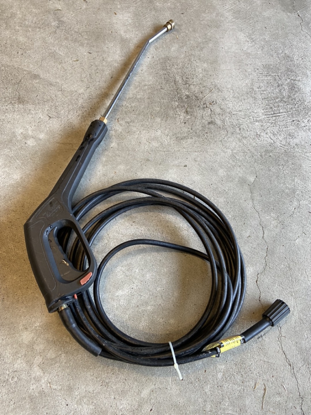 Gas pressure washer gun & hose image indicator(3)