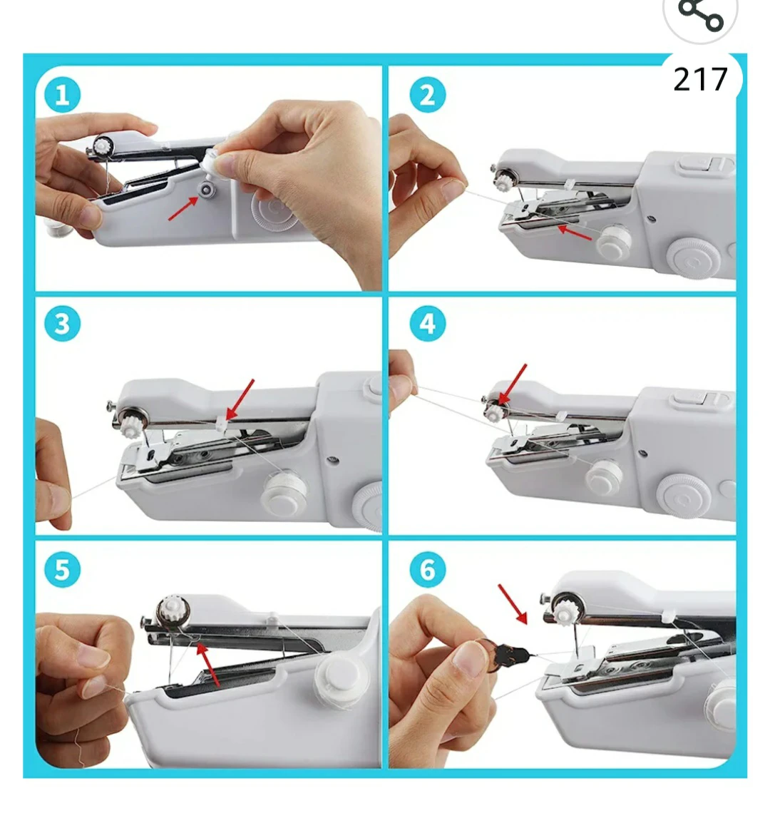 Handheld Sewing Machine 
 image indicator(5)