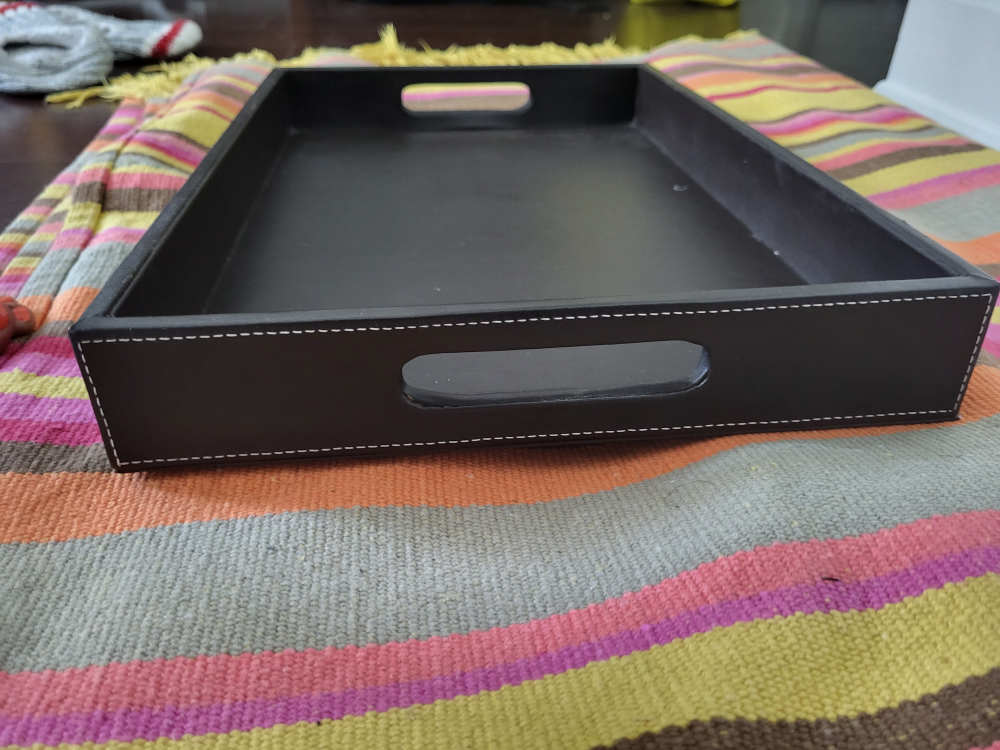 Leather tray - photo 3