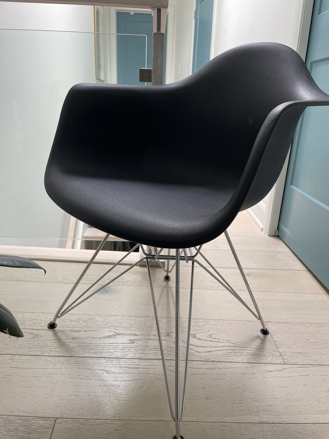Eames replica molded plastic arm chair