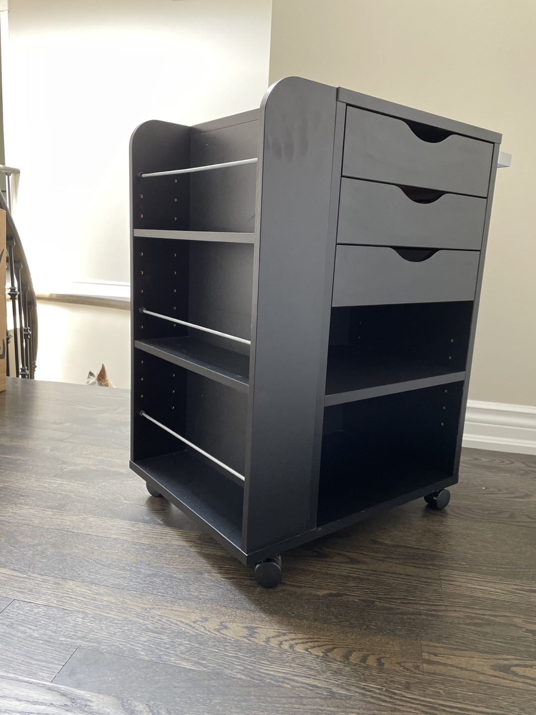IKEA Sonne small black storage/craft unit