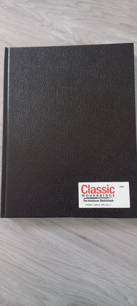 New Unused Hardcover Sketchbook  110 sheets