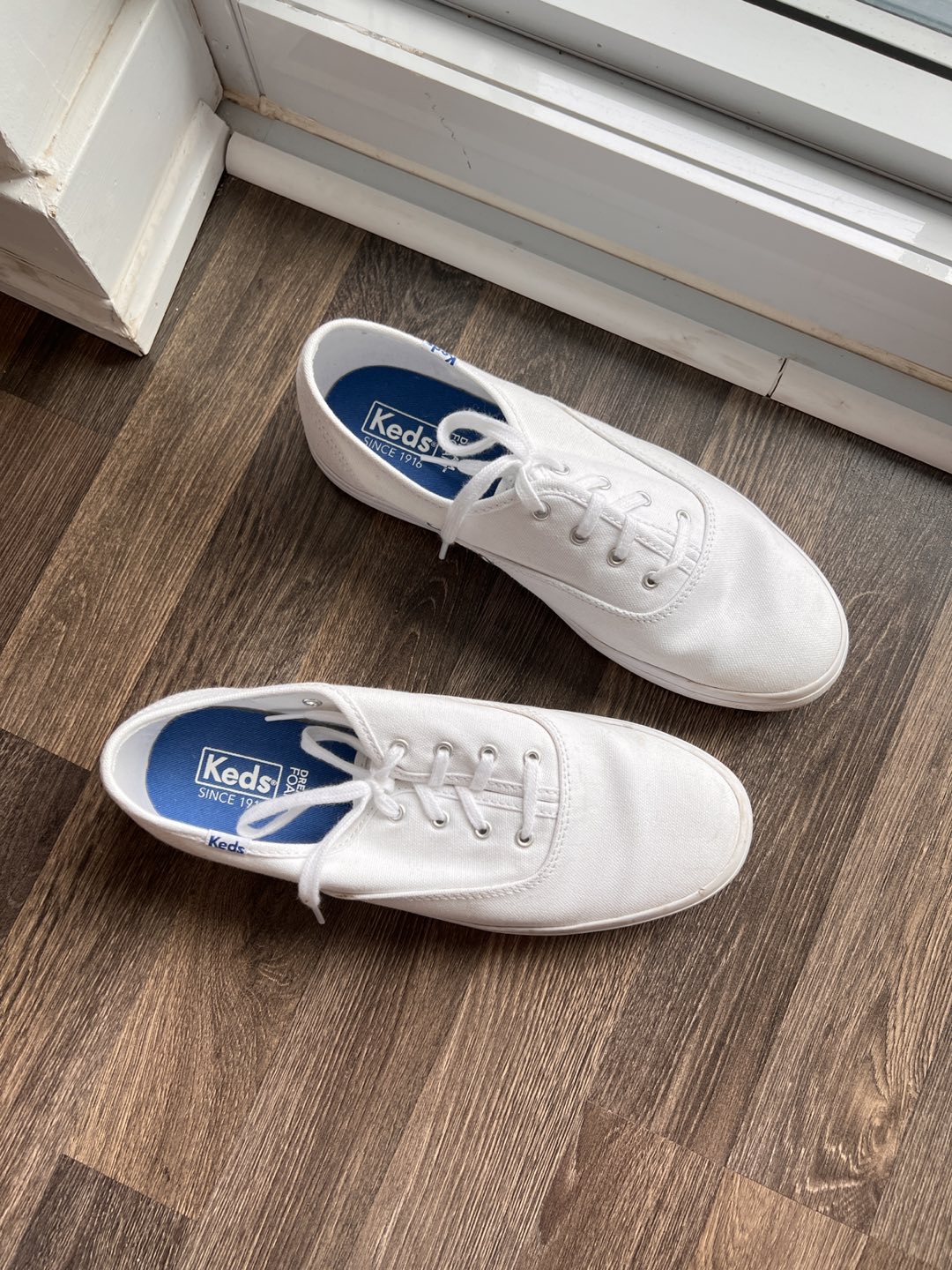 White Keds (size 8)