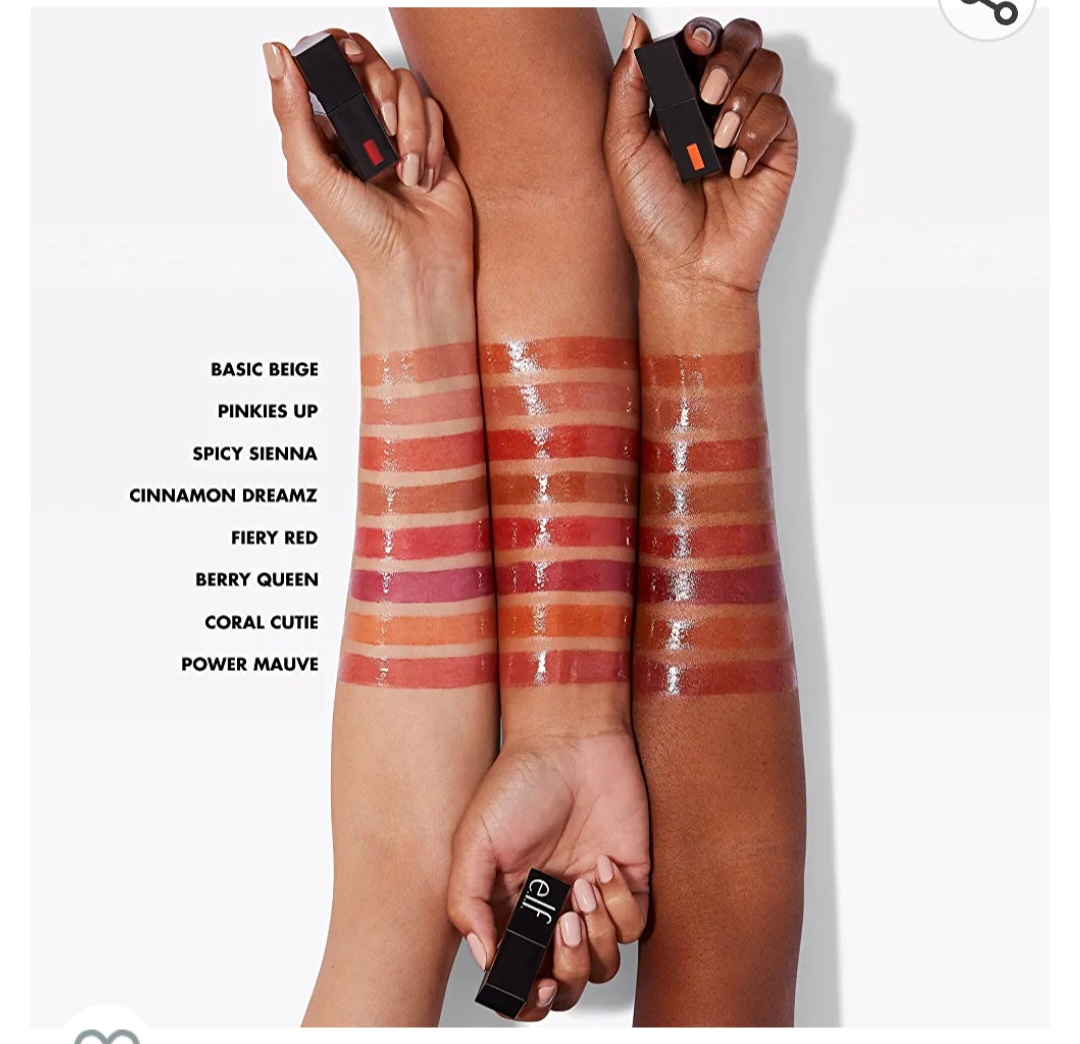 Brand New e.l.f. Glossy Lip Stain Fiery Red 0.1 fl oz (3 mL) image indicator(6)