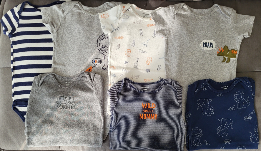 Carters baby bodies