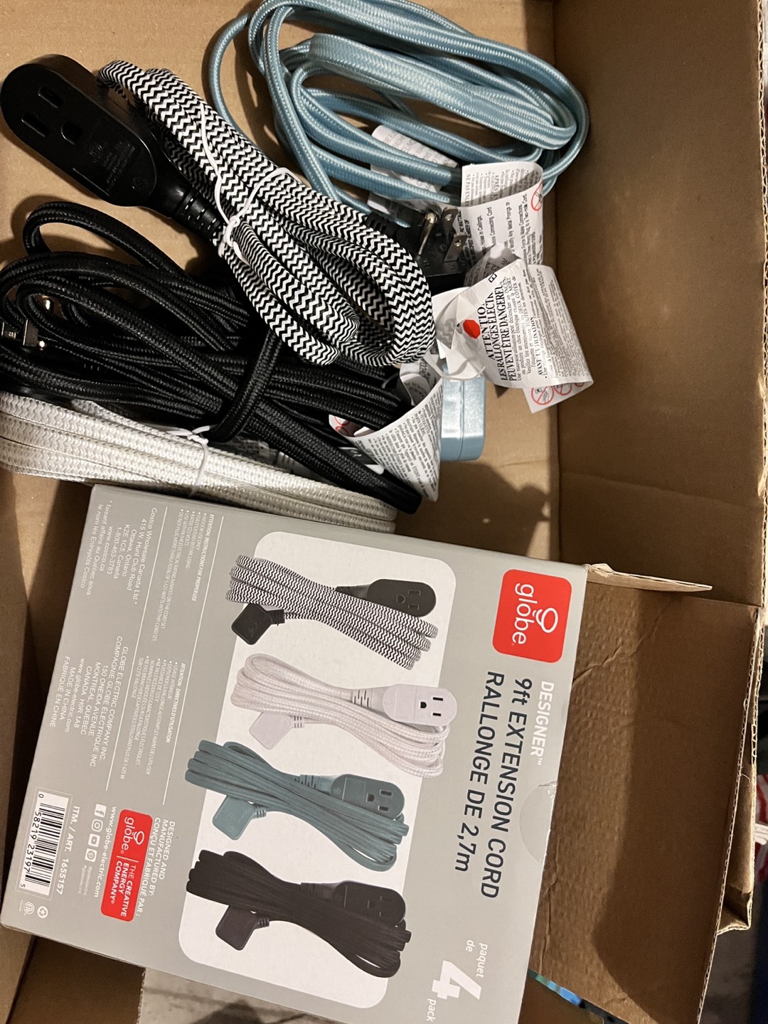 9ft Extension Cord - 4 cords 💰 - photo 2