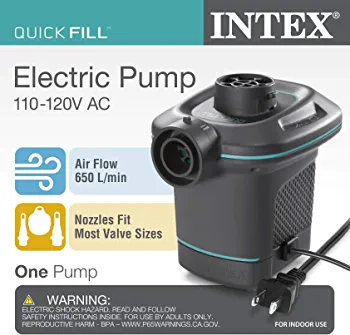Portable Intex Quick-Fill Ac Electric Air Pump, 110-120V - photo 2