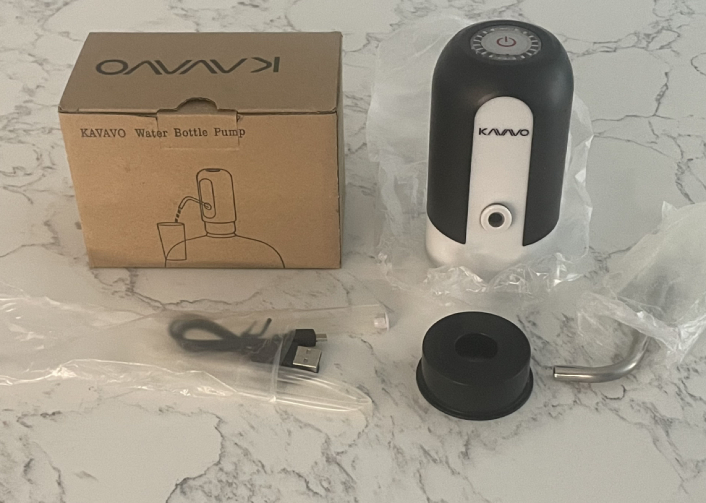 Brand new BPA free chargeable Water Bottle Pump image indicator(3)