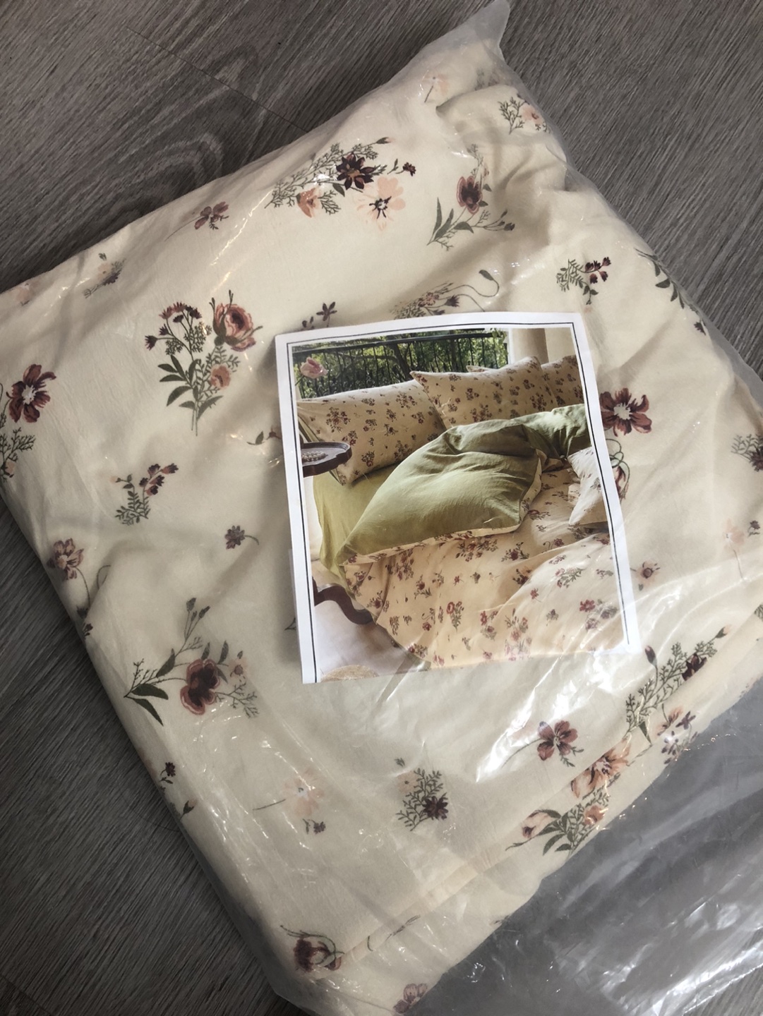 New 4 pcs bedding pillow cases+duvet cover+ bedding sheet - photo 4