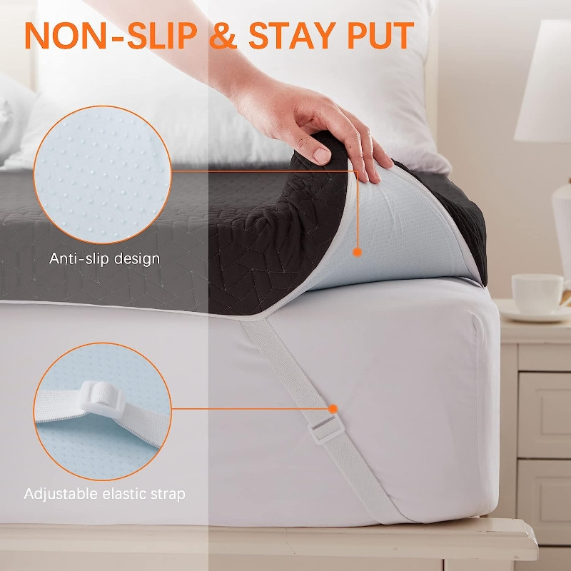 Bedluxury Cooling Gel Mattress Topper, BNIB - photo 3