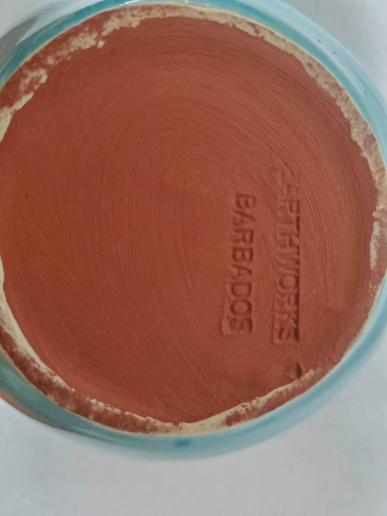 Vintage Hand Painted Red Clay Vase💰 image indicator(2)