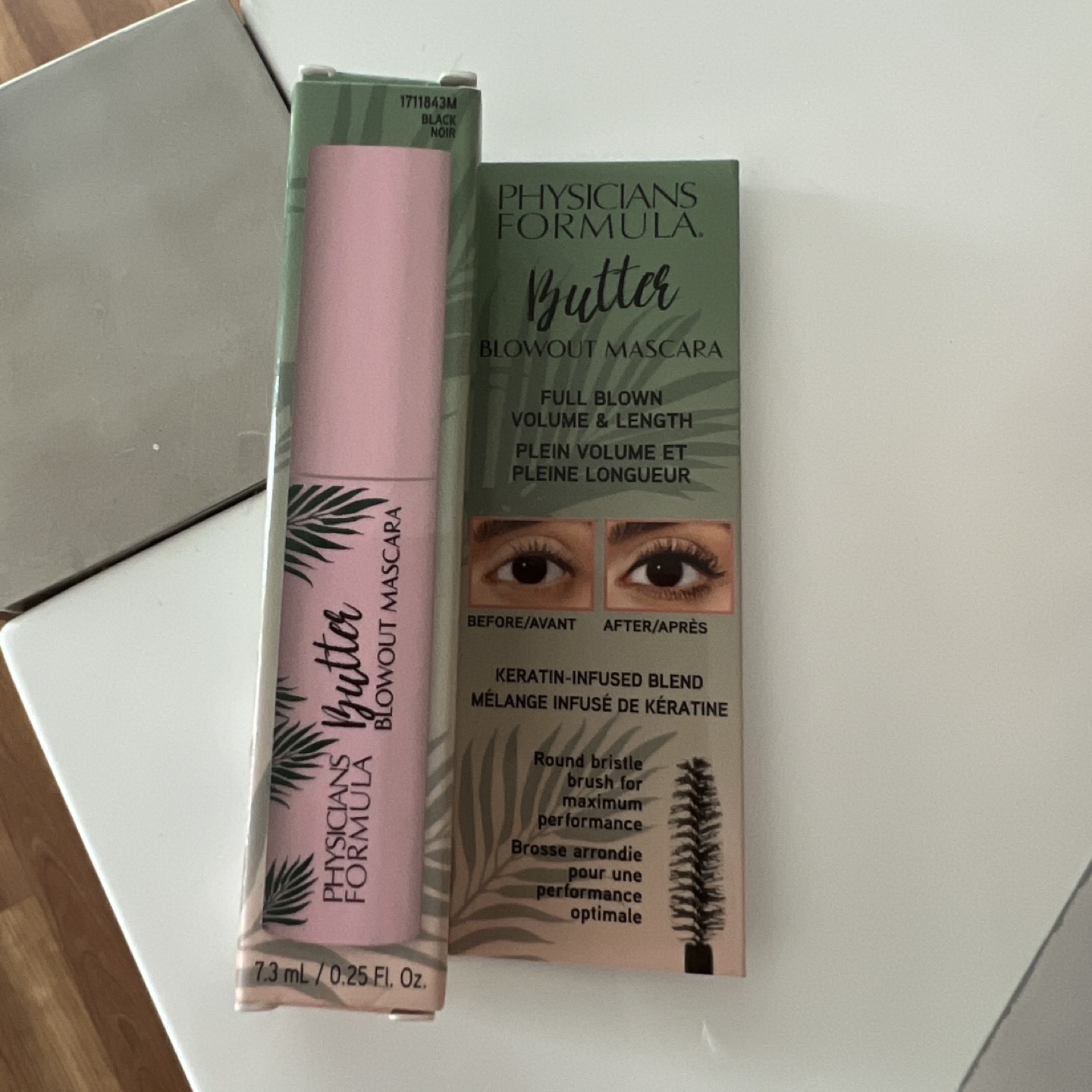 NEW Physicians Formula Butter Blowout Mascara, Black, Mini thumbnail