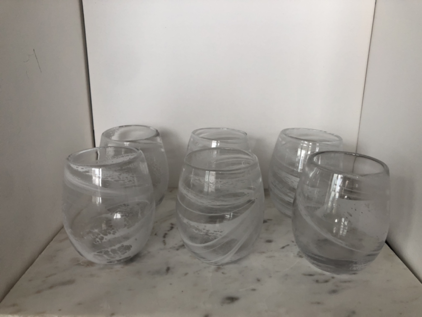 Set of 6 Stemless Wine Glasses thumbnail