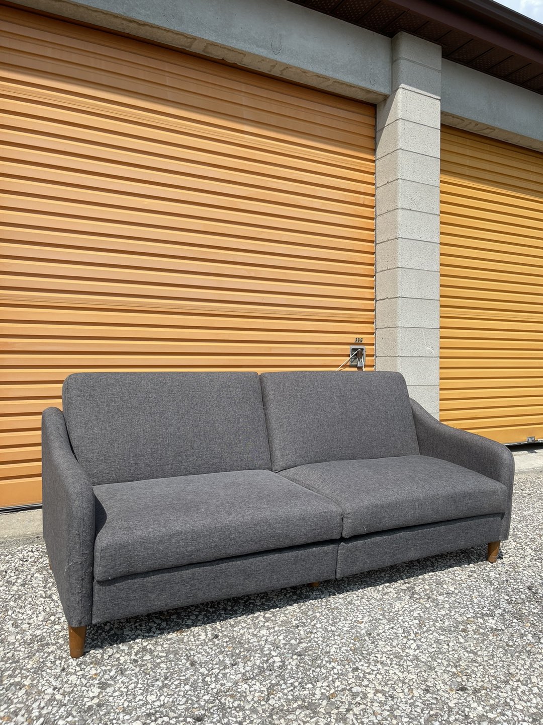 (Delivery Available) Grey Sofa Bed / 3 Seater - photo 2