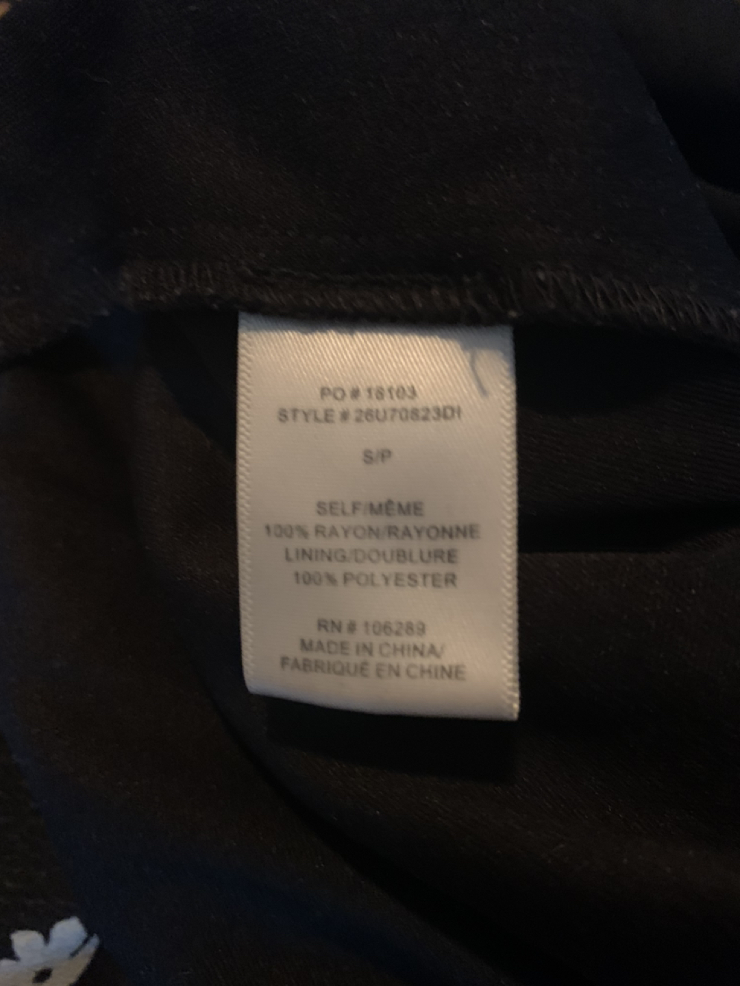 Black floral jumpsuit size s image indicator(6)