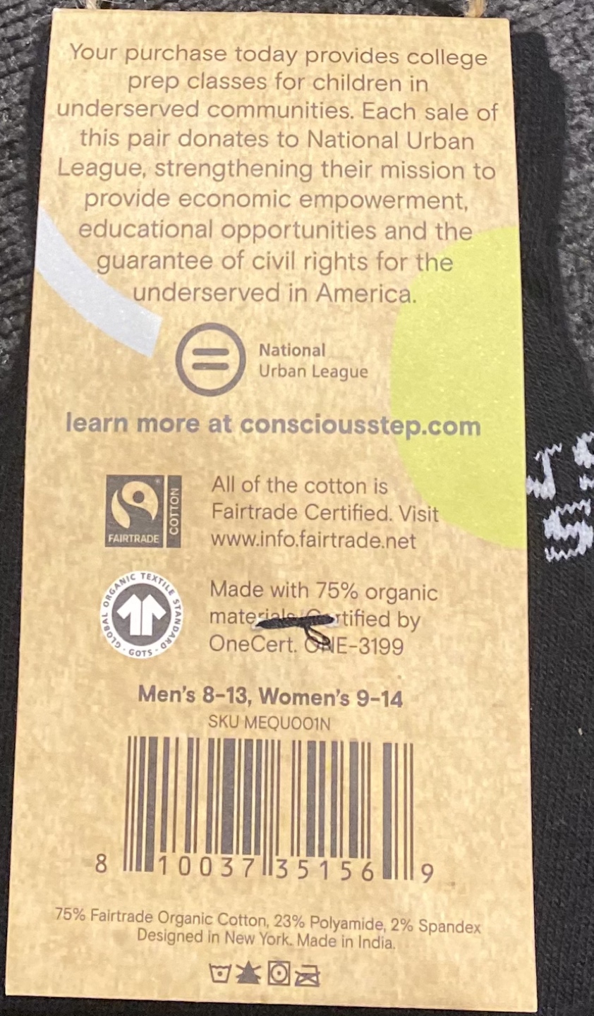 Socks - Conscious Step - socks that fight for equality image indicator(2)