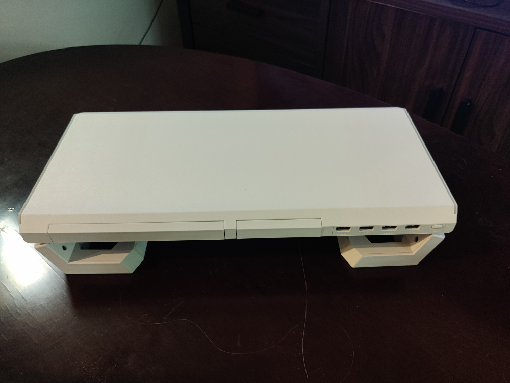 RGB Light Monitor Riser with Storage image indicator(2)