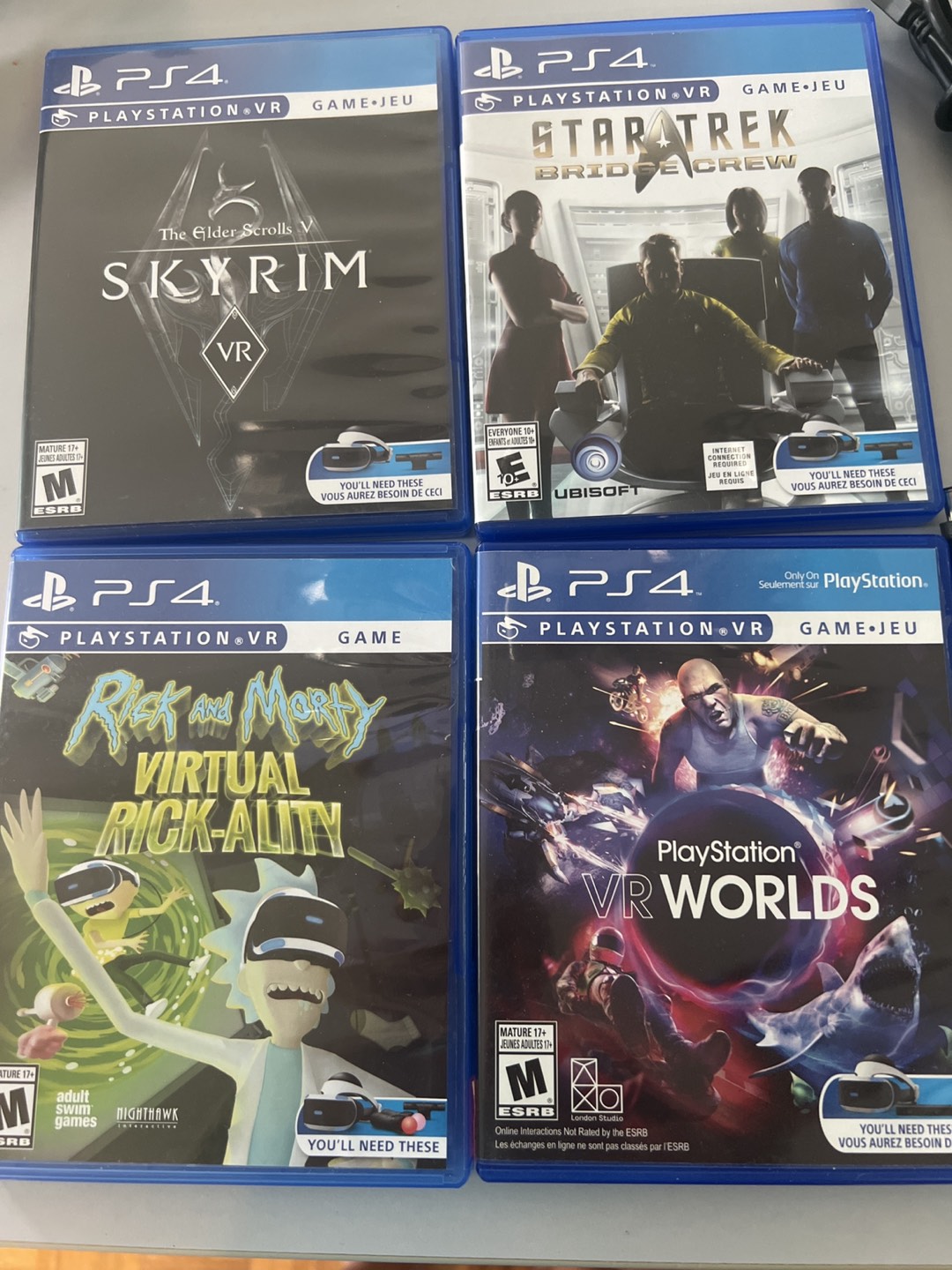 PSVR (PS4) headset, wands and camera PLUS 4 games Price Drop image indicator(3)