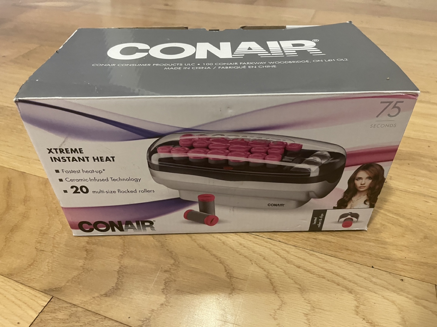 Conair rolling and clips still in package