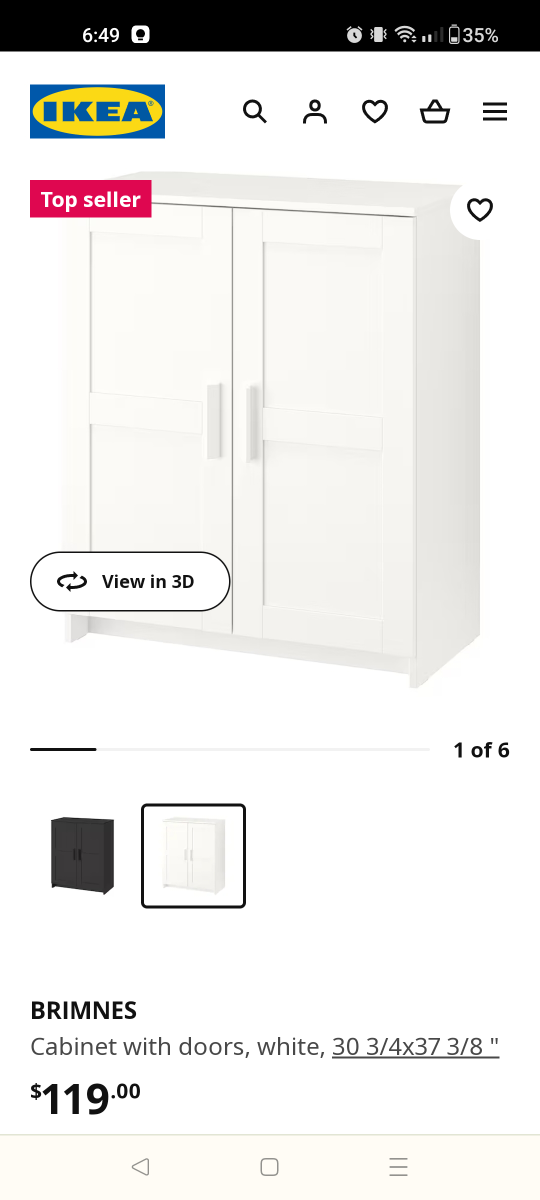 Ikea Brimnes cabinet  - photo 5