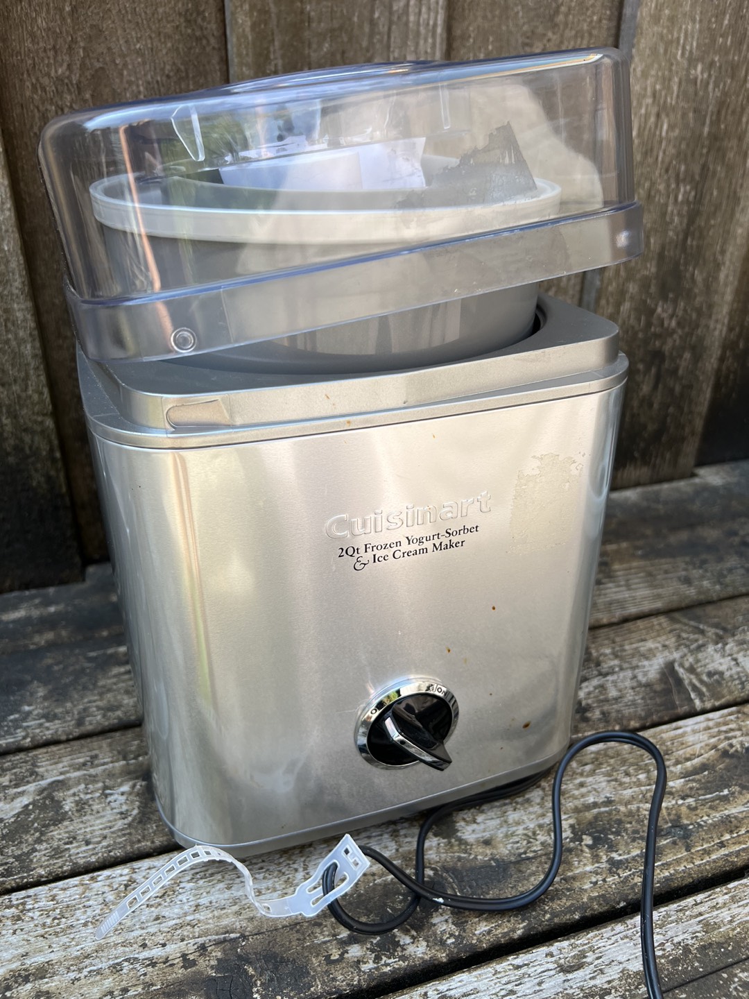 Cuisinart ice cream maker