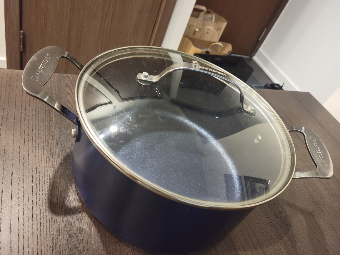 Granitestone Blue Pots and Pans Set (INCOMPLETE) - photo 3