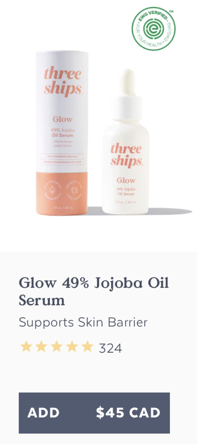 Threeship GLOW Jojoba Oil Serum thumbnail