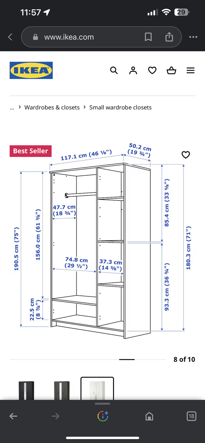 Ikea wardrobe - photo 3