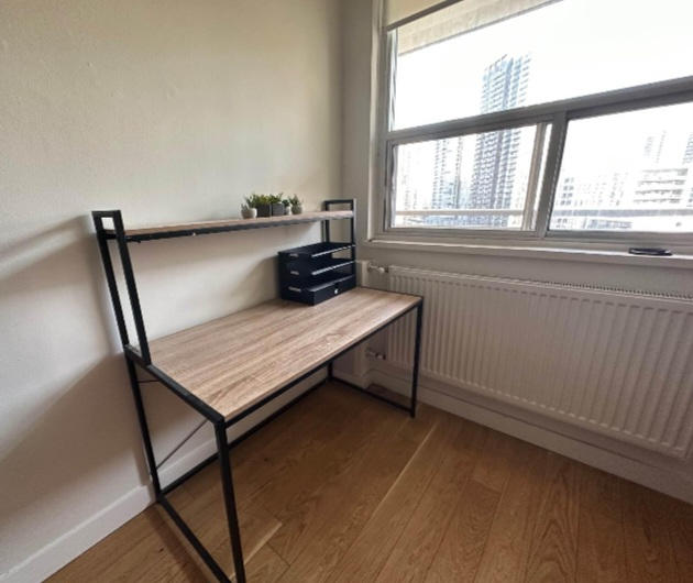 47 inches Computer Desk cum Book Shelf