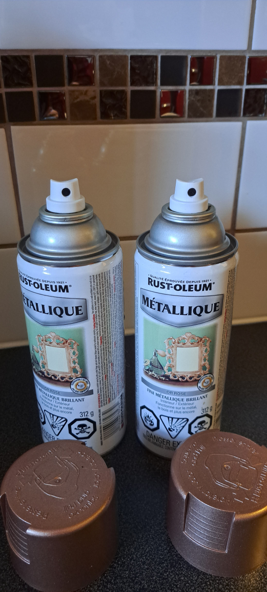 Metallic Spray Paint (rose gold)
