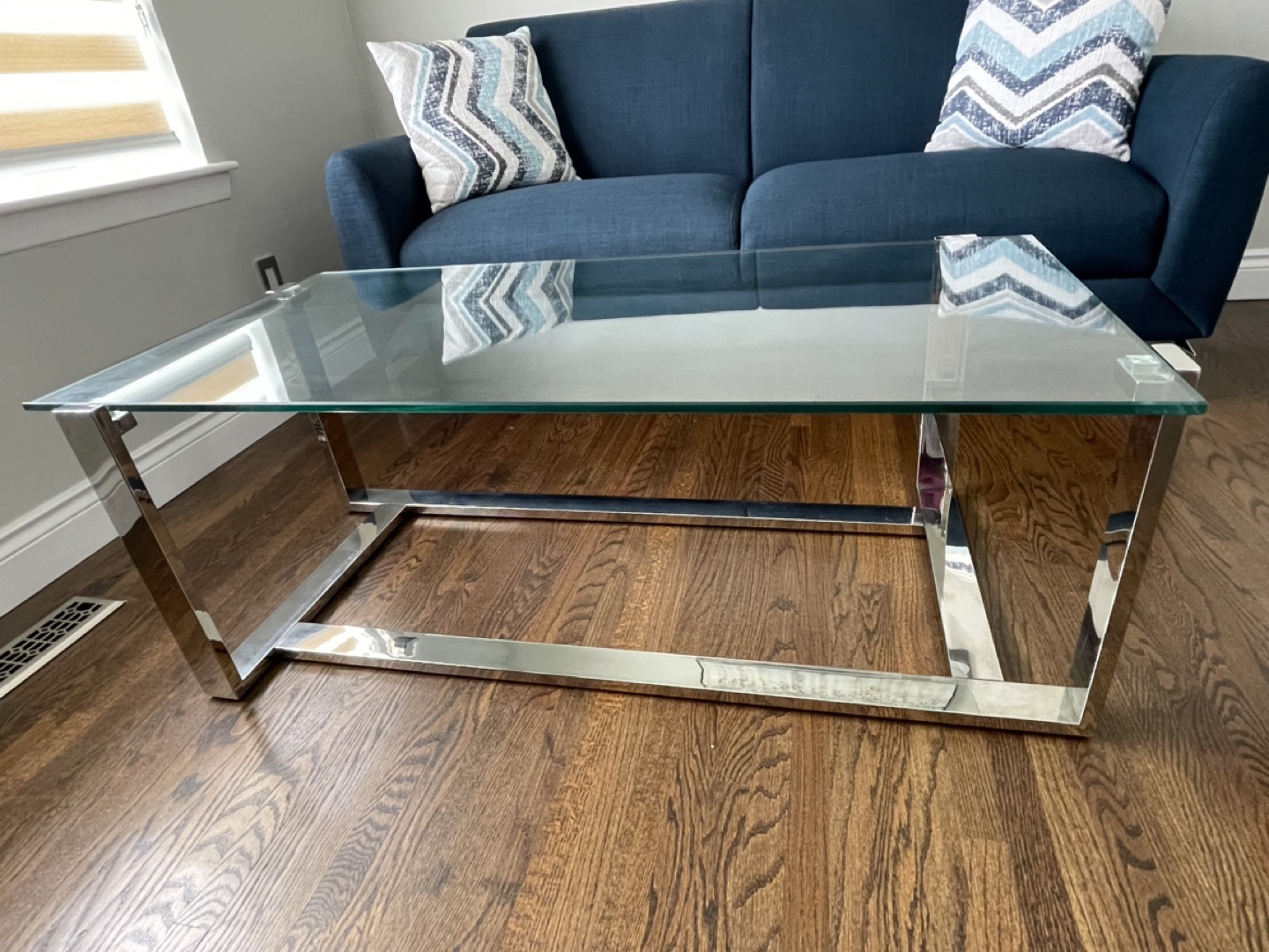 Glass top coffee table - photo 4