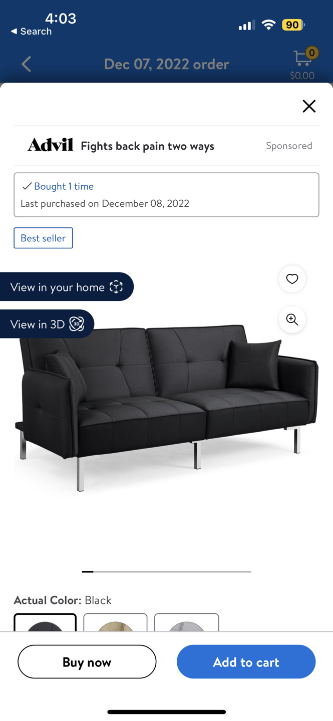 Sofa bed- like new