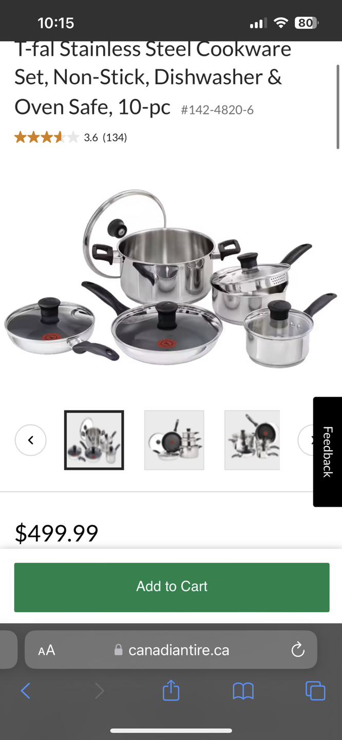 T-Fal pots and pans set - photo 2